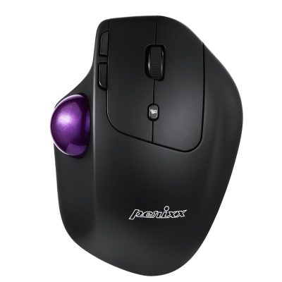  - Incom Group
 Mysz bezprzewodowa Perixx PERIMICE-720 laserowa trackball 34mm czarna RF, BLUETOOTH 4049571000954