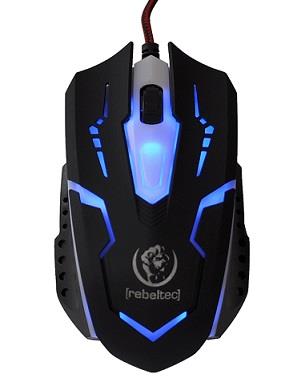 5903111078959 Mysz przewodowa Rebeltec COBRA optyczna Gaming USB czarna  - Incom Group
