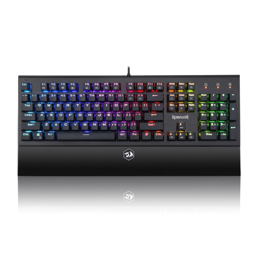 6950376751423 Klawiatura przewodowa Redragon ARYAMAN K569RGB MECHANICAL GAMING Czarna  - Incom Group
