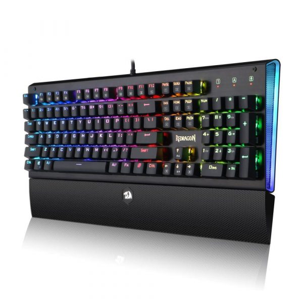 Klawiatura przewodowa Redragon ARYAMAN K569RGB MECHANICAL GAMING Czarna  - Incom Group
 6950376751423