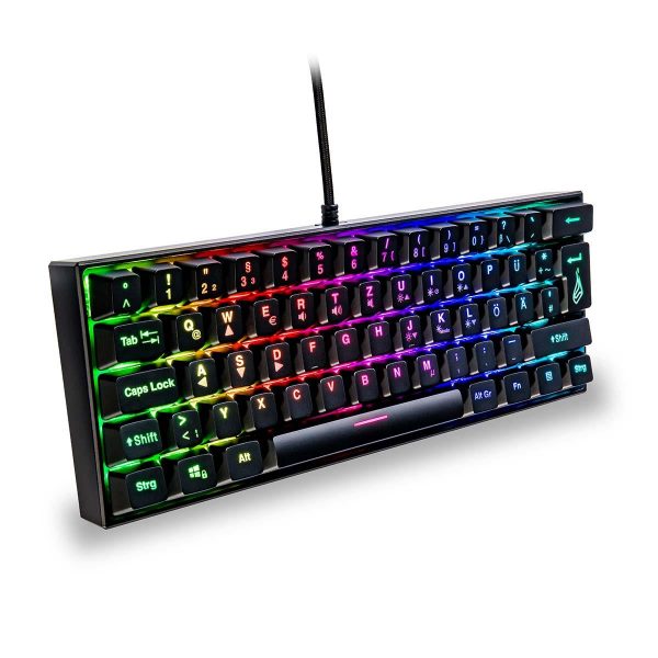  - Incom Group
 0023942487135 Klawiatura przewodowa SureFire KingPin M1 gamingowa 60% RGB QWERTY English