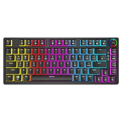 Klawiatura bezprzewodowa SAVIO PHENIX, Gateron Red Pro, Pudding, mechaniczna 5901986048558  - Incom Group
