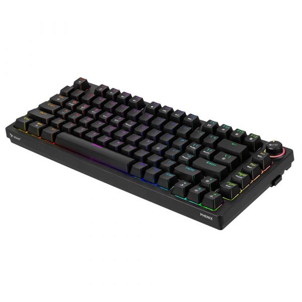 Klawiatura bezprzewodowa SAVIO PHENIX, Gateron Red Pro, ABS, mechaniczna  - Incom Group
 5901986048541