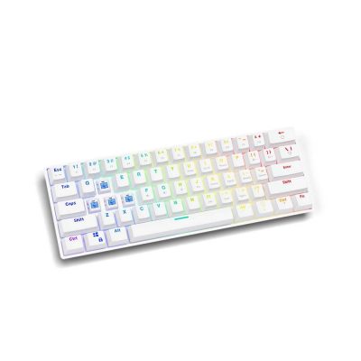 Klawiatura przewodowa SAVIO WHITEOUT BLUE mechaniczna Gaming podświetlenie RGB 5901986047346  - Incom Group
