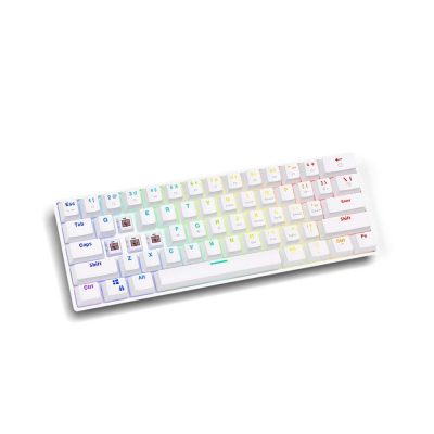  - Incom Group
 Klawiatura przewodowa SAVIO WHITEOUT BROWN mechaniczna Gaming podświetlenie RGB 5901986047353