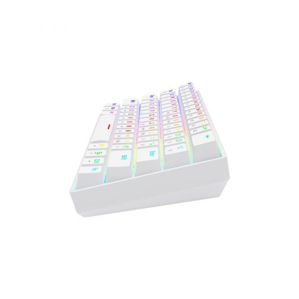  - Incom Group
 5901986048725 Klawiatura przewodowa SAVIO WHITEOUT X2 RED Outemu, Hot Swap, mechaniczna, podświetlenie RGB