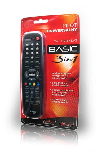 Pilot uniwersalny ELMAK BASIC 3w1 TV, SAT (również DVB-T), D 5905106071594  - Incom Group
