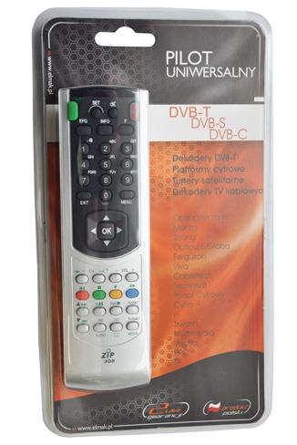  - Incom Group
 5902768707052 Pilot uniwersalny ELMAK ZIP 308 DVB-T, DVB-S, DVB-C