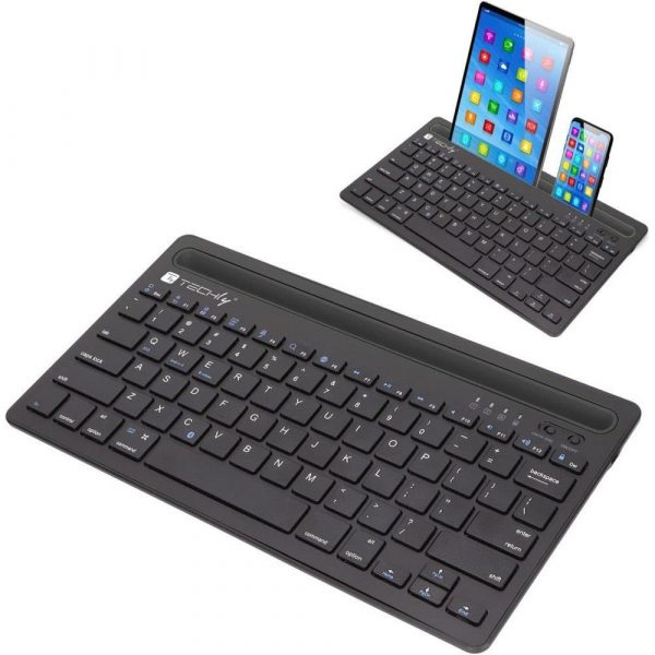 8059018367898  - Incom Group
 Klawiatura bezprzewodowa Techly Bluetooth uchwyt na telefon tablet