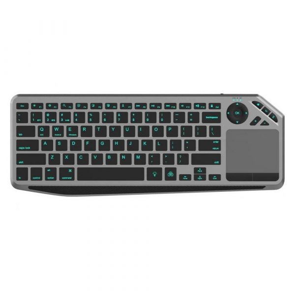  - Incom Group
 8059018365375 Klawiatura bezprzewodowa Techly Dualna BT/RF Touchpad LED RGB