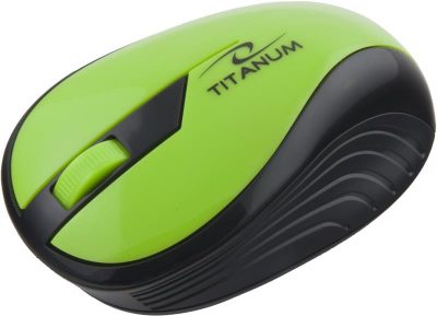 Mysz bezprzewodowa Titanum RAINBOW TM114G optyczna zielona 5901299904794  - Incom Group
