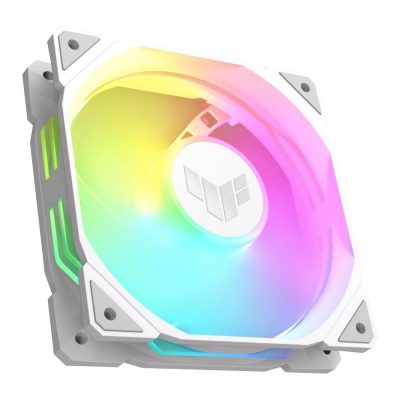 Wentylator Asus TUF GAMING TR120 FAN ARGB WHITE 120mm PWM 4711387297438  - Incom Group
