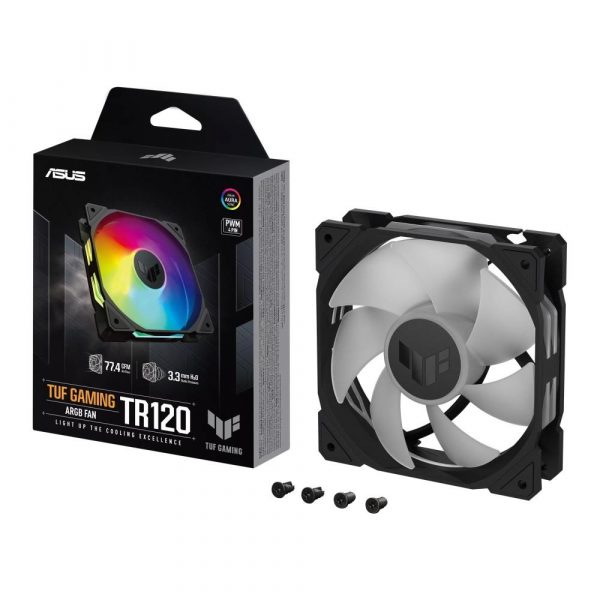 Wentylator Asus TUF GAMING TR120 FAN ARGB BLACK 120mm PWM  - Incom Group
 4711387297261