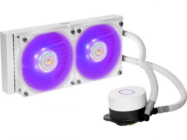 Chłodzenie wodne Cooler Master Masterliquid Lite ML240L RGB V2 białe  - Incom Group
 4719512111536