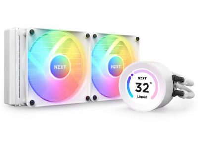 Chłodzenie wodne NZXT Kraken Elite 280 RGB LCD białe 5056547202266  - Incom Group
