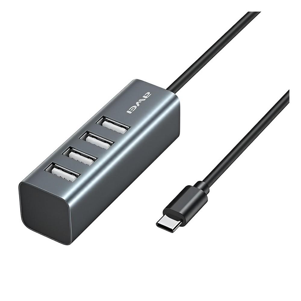  - Incom Group
 HUB USB Awei CL-122T 4xUSB-A/USB-C 6954284045865