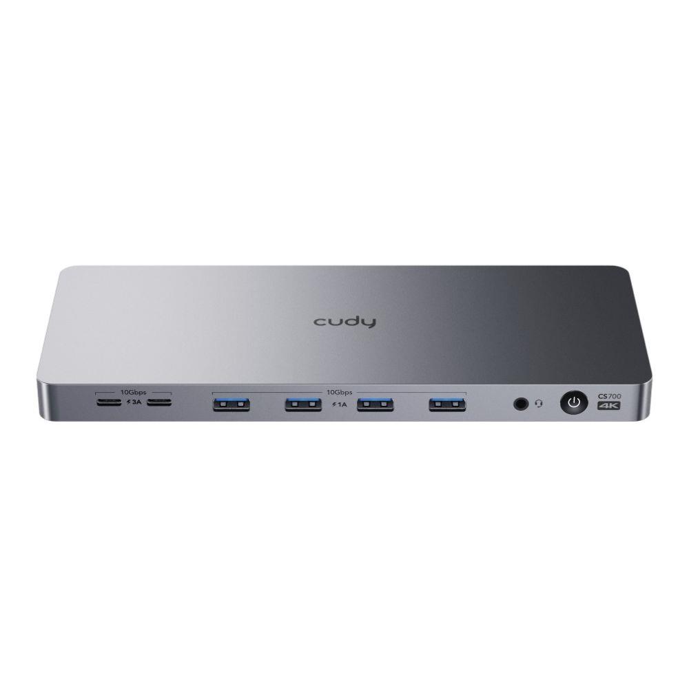   - Incom Group
 Stacja dokująca Cudy CS700 2xHDMI 2xDP 4xUSB-A 2xUSB-C RJ-45 audio