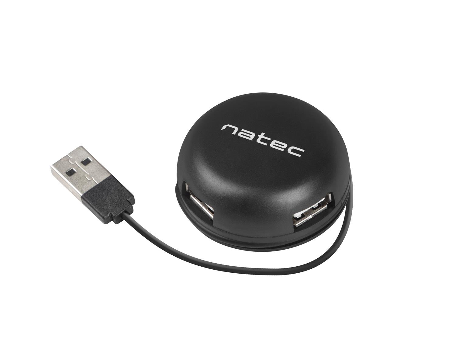  - Incom Group
 Hub USB Natec 4x USB 2.0 Bumblebee czarny 5901969417036