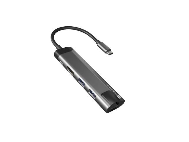 5901969437249  - Incom Group
 Stacja dokująca USB Natec Fowler GO Multiport USB-C PD, 2x USB 3.0, HDMI 4K, RJ45, USB-C