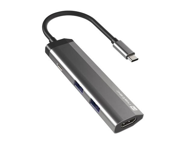 Stacja dokująca USB Natec Fowler Slim Multiport USB-C PD, 2x USB 3.0, HDMI 4K, USB-C  - Incom Group
 5901969437232