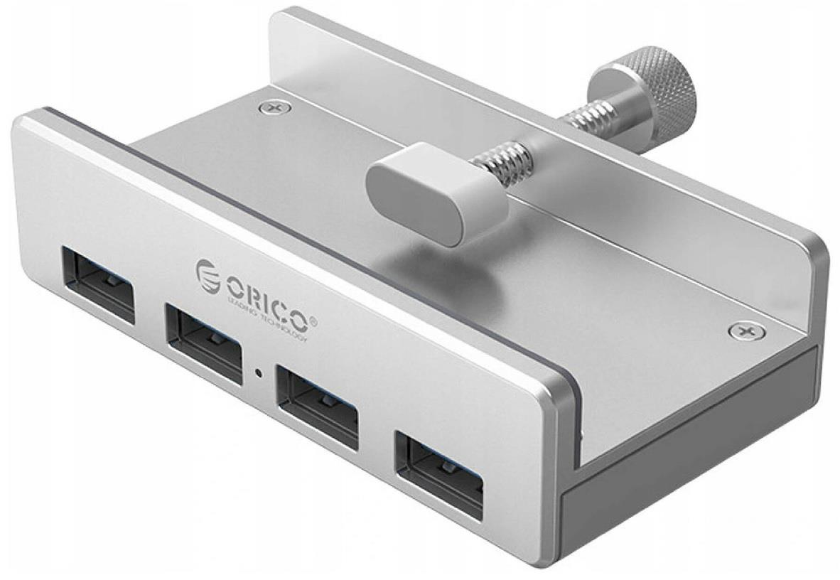 Hub USB Orico MH4PU-P-SV-BP 4x USB-A, 5Gbps, aktywny, biurkowy 6936761876025  - Incom Group
