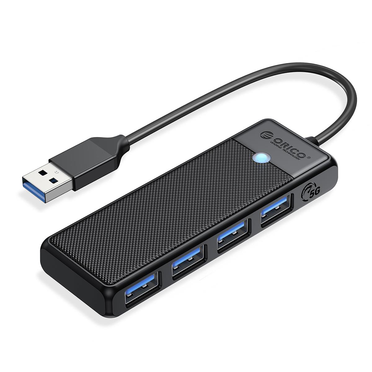 6941788868687  - Incom Group
 HUB USB-A Orico PAPW4A-U3-015-BK-EP USB-A 4x USB-A 3.0 5Gbps czarny