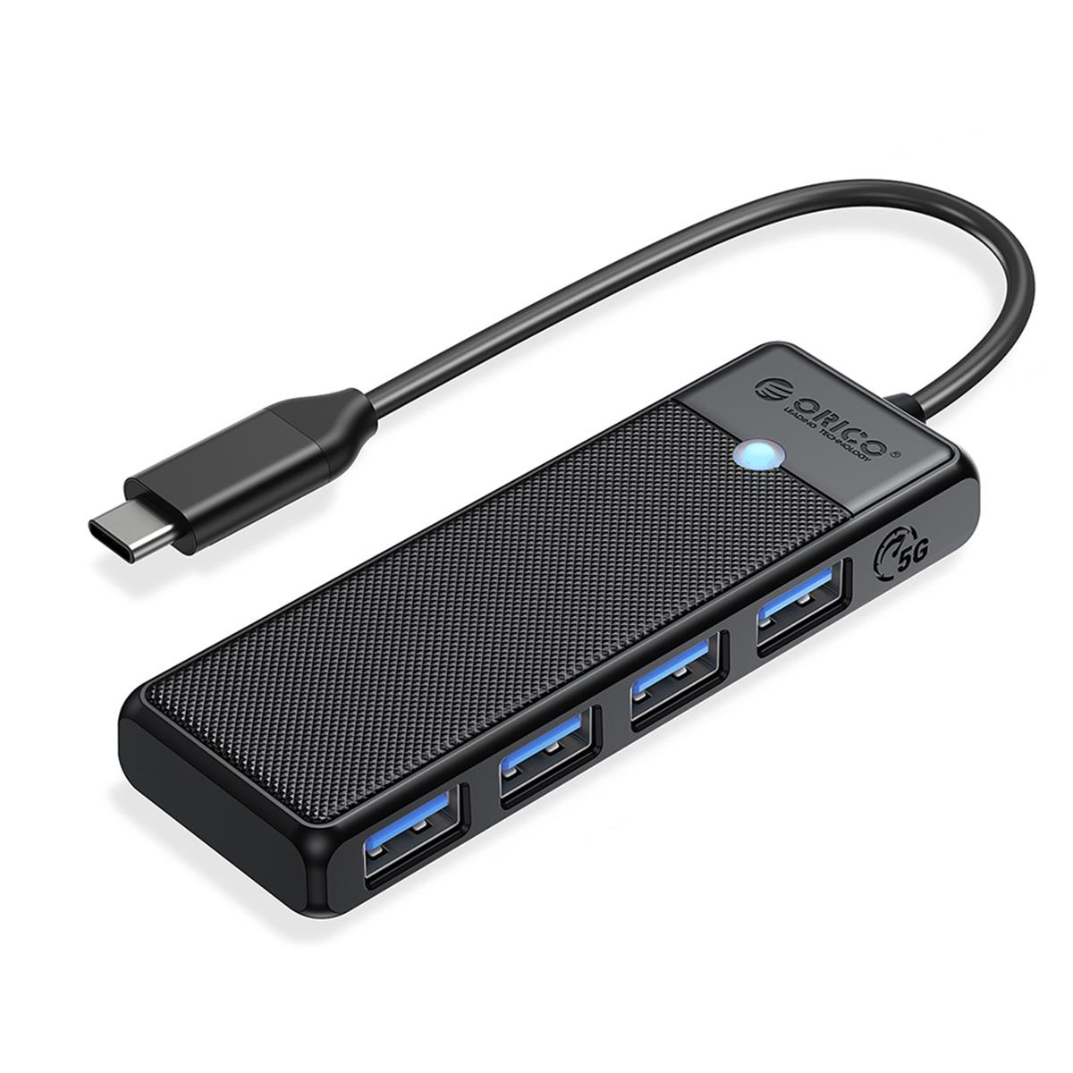  - Incom Group
 HUB USB-C Orico PAPW4A-C3-015-BK-EP 4 x USB-A 3.0 5Gbps, czarny 6941788869004