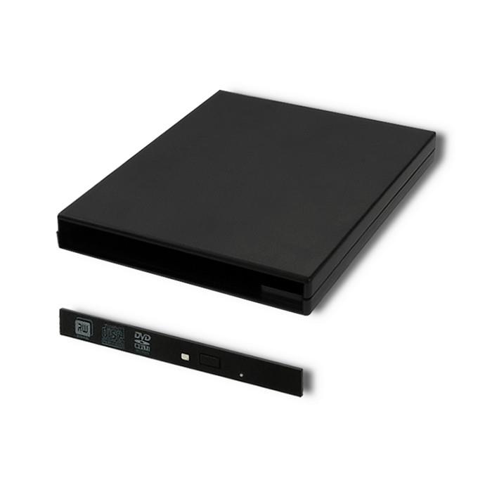 5901878518640  - Incom Group
 Obudowa/kieszeń Qoltec na napęd optyczny CD/DVD SATA | USB2.0 | 9.5mm