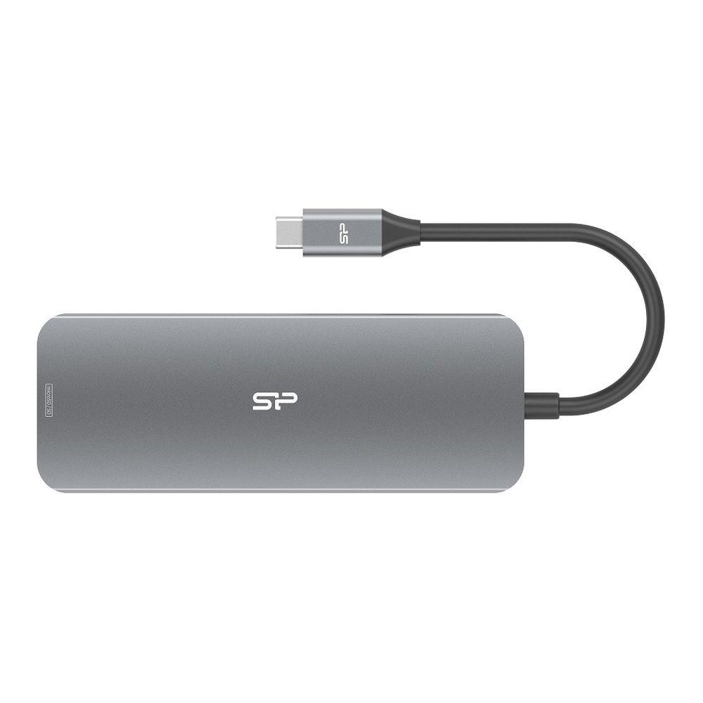 Stacja dokująca Silicon Power SR30 8in1 HDMI SD USB-C USB-A RJ45 PD 100W  - Incom Group
 4713436154259