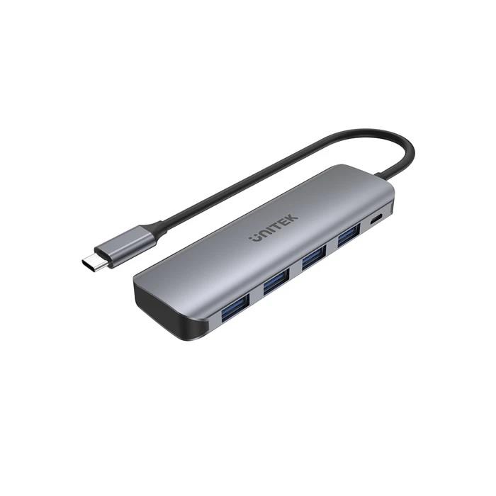 Hub USB-C Unitek H1107A 4x USB 3.1 Gen 1, microUSB aktywny  - Incom Group
 4894160042798