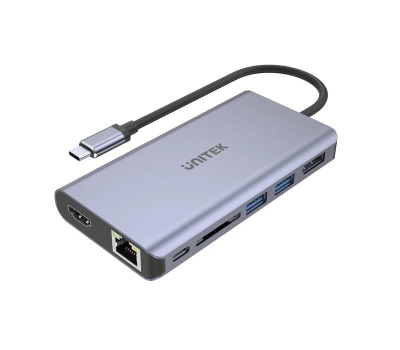  - Incom Group
 Hub USB-C Unitek D1056A, 2x USB 3.1, HDMI, DP, RJ45, SD 4894160043283