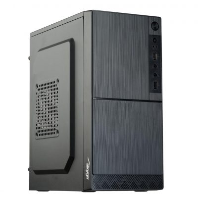 5901720135957 Obudowa Micro ATX Akyga AK35BK 2xUSB 2.0 czarna bez zasilacza  - Incom Group
