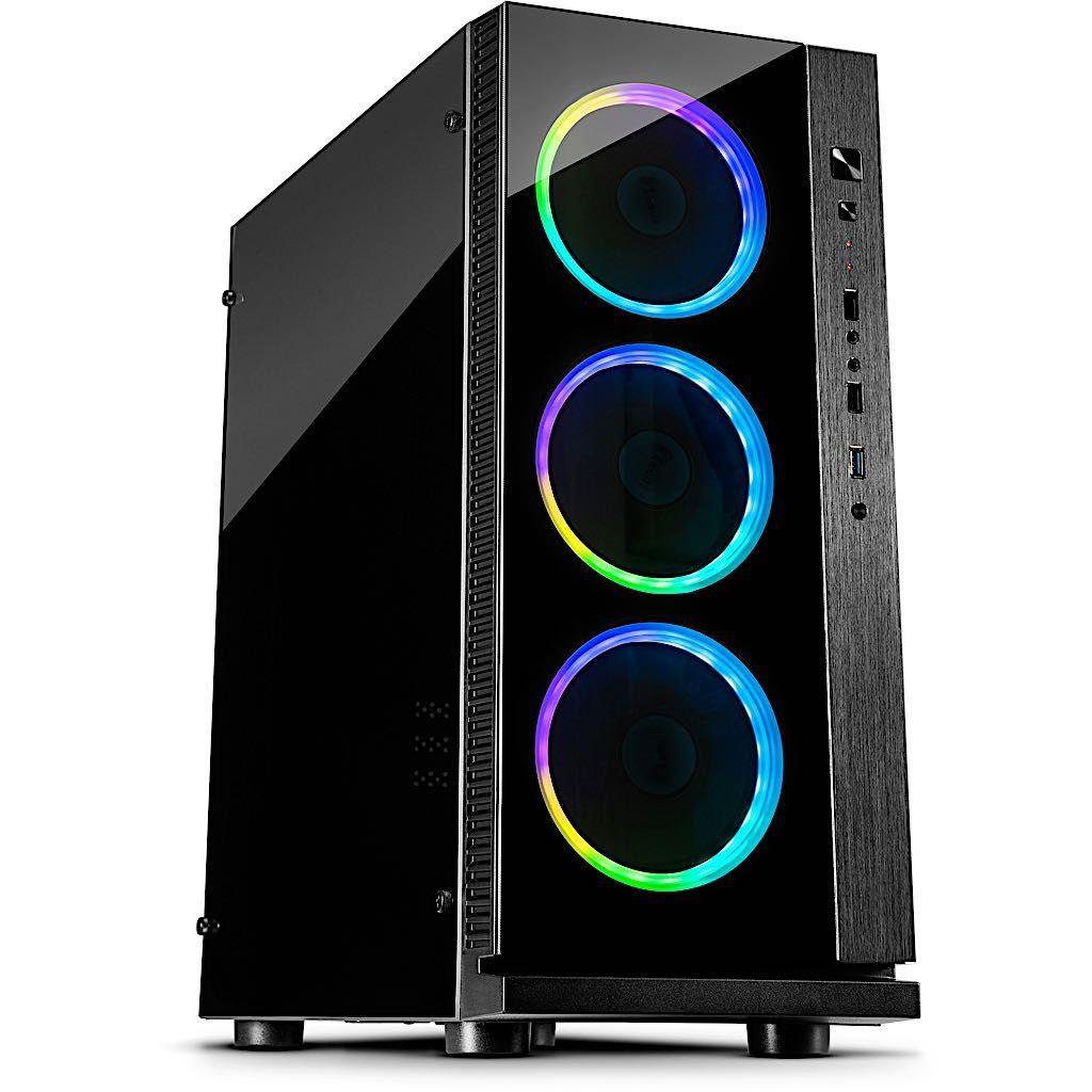  - Incom Group
 Obudowa INTER-TECH W-III RGB 1x USB 3.0, 2x USB 2.0 4260455642620