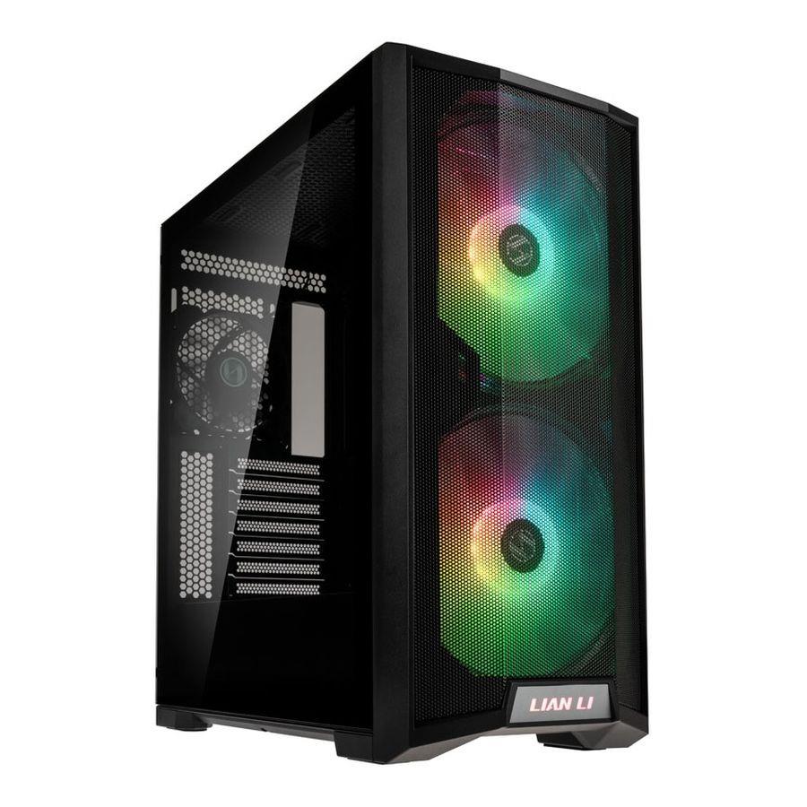 Obudowa Lian Li LANCOOL 215 BLACK E-ATX Midi Tower bez zasilacza z oknem czarna 4718466009654  - Incom Group
