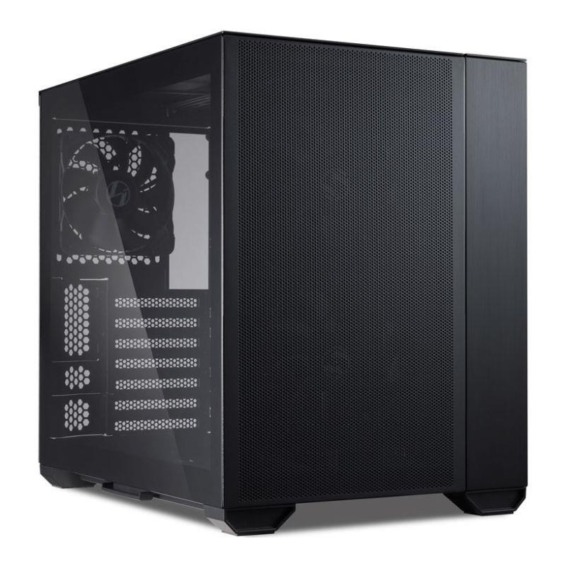 Obudowa Lian Li O11 AIR MINI BLACK E-ATX Midi Tower bez zasilacza z oknem czarna  - Incom Group
 4718466010681