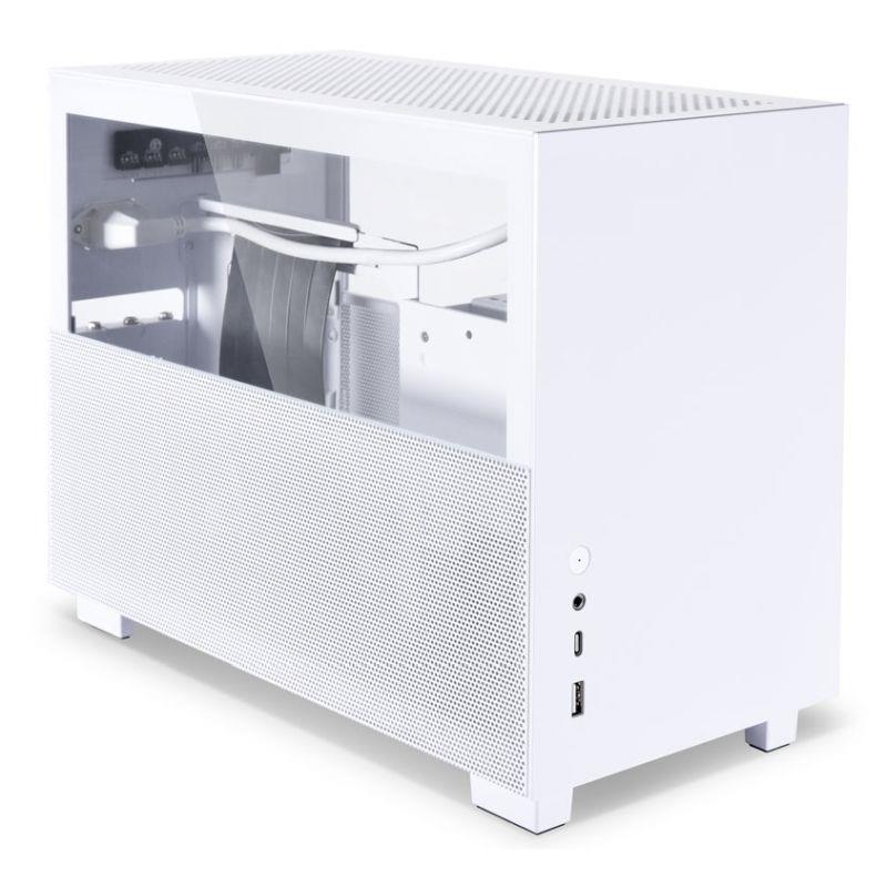 Obudowa Lian Li Q58W3 Mini-ITX Mini Case PCIE 3.0 bez zasilacza z oknem biała  - Incom Group
 4718466010674