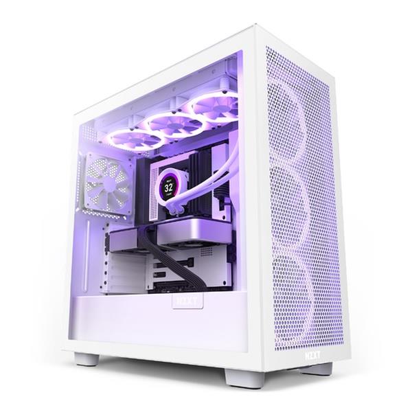 Obudowa NZXT H7 Flow Midi Tower biała z oknem 5060301697007  - Incom Group
