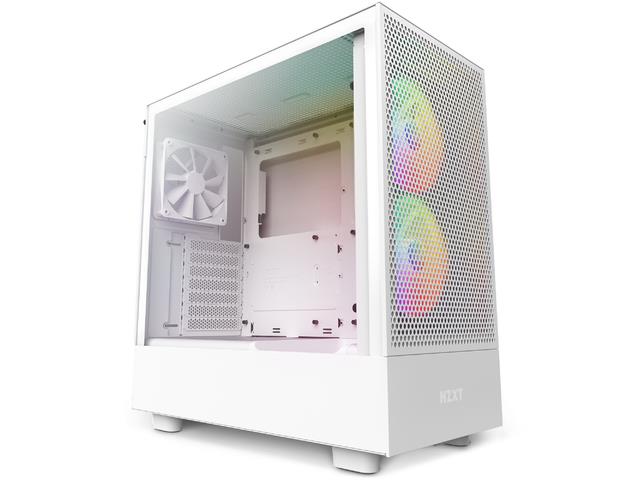 Obudowa NZXT H5 Flow RGB Midi Tower biała z oknem 5056547203560  - Incom Group
