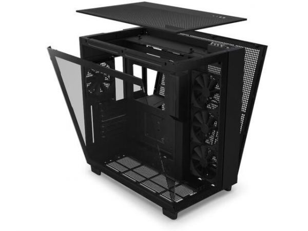 Obudowa NZXT H9 Flow RGB Midi Tower czarna z oknem  - Incom Group
 5056547202402