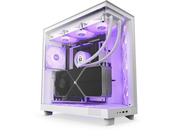  - Incom Group
 Obudowa NZXT H6 Flow RGB Midi Tower biała z oknem 5056547204062