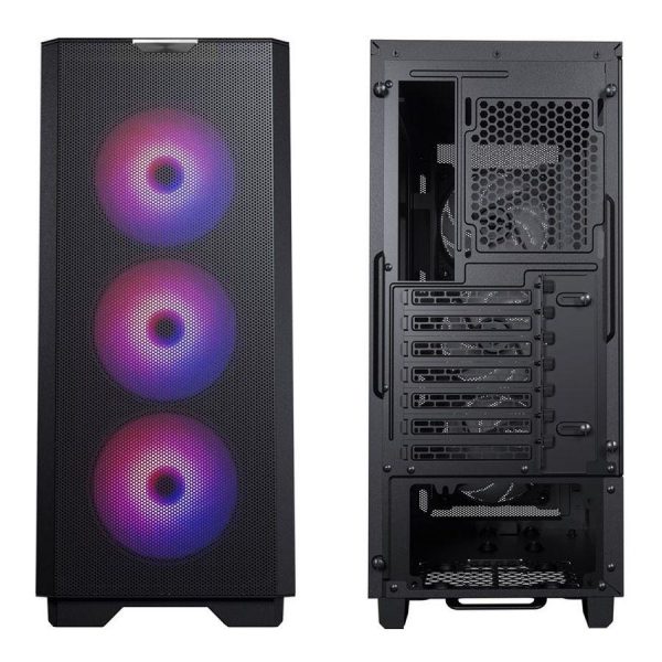 Obudowa Phanteks Eclipse G300A ARGB 3x 120mm ATX Midi Tower bez zasilacza z oknem czarna  - Incom Group
 0886523302827