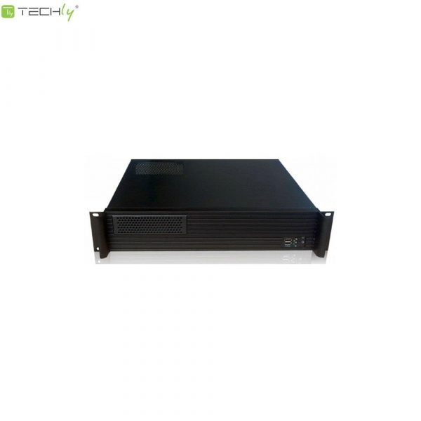 8051128101980 Obudowa serwerowa Techly ATX Rack 19" 2U, czarna  - Incom Group
