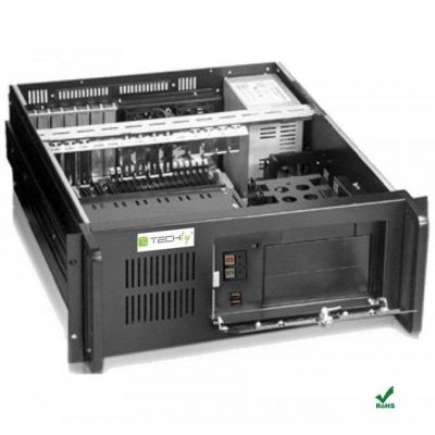 8057685305519 Obudowa serwerowa Techly ATX Rack 19" 4U, czarna  - Incom Group
