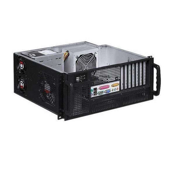 8057685307377 Obudowa serwerowa Techly  PC ATX Rack 19" 4U, czarna  - Incom Group
