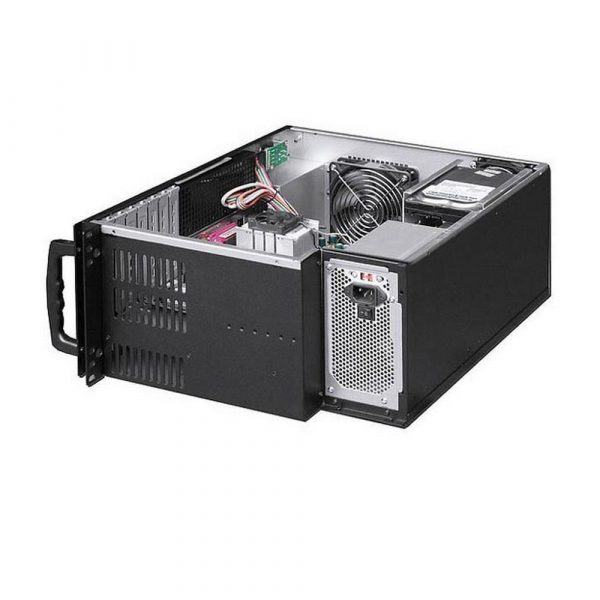 8057685307377 Obudowa serwerowa Techly  PC ATX Rack 19" 4U, czarna  - Incom Group
