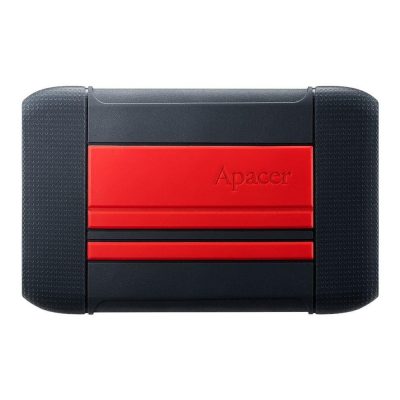 Dysk zewnętrzny Apacer AC633 Military-Grade 1TB 2,5" USB 3.2 gen. 1 Wstrząsoodporny IP55 Czerwony  - Incom Group
 4712389916914