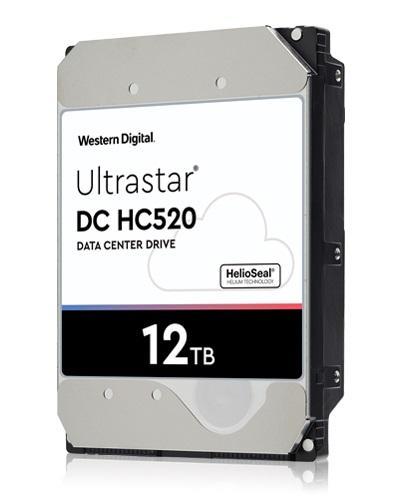  - Incom Group
 Dysk Western Digital Ultrastar DC HC520 He12 12TB 3,5" 7200 256MB SATA III 512e ISE DC HUH721212ALE600 