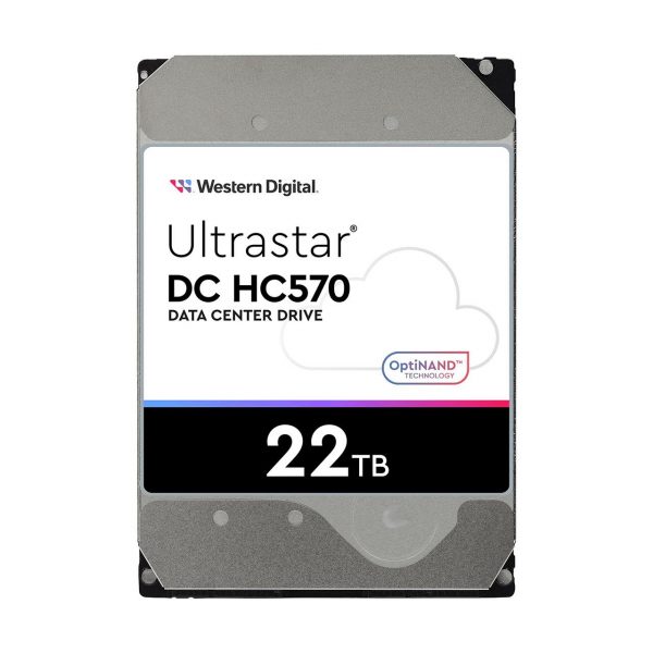  - Incom Group
 Dysk Western Digital Ultrastar DC HC570 He22 22TB 3,5" 7200 512MB SATA III 512e DC SE WUH722222ALE6L4 8717306635523