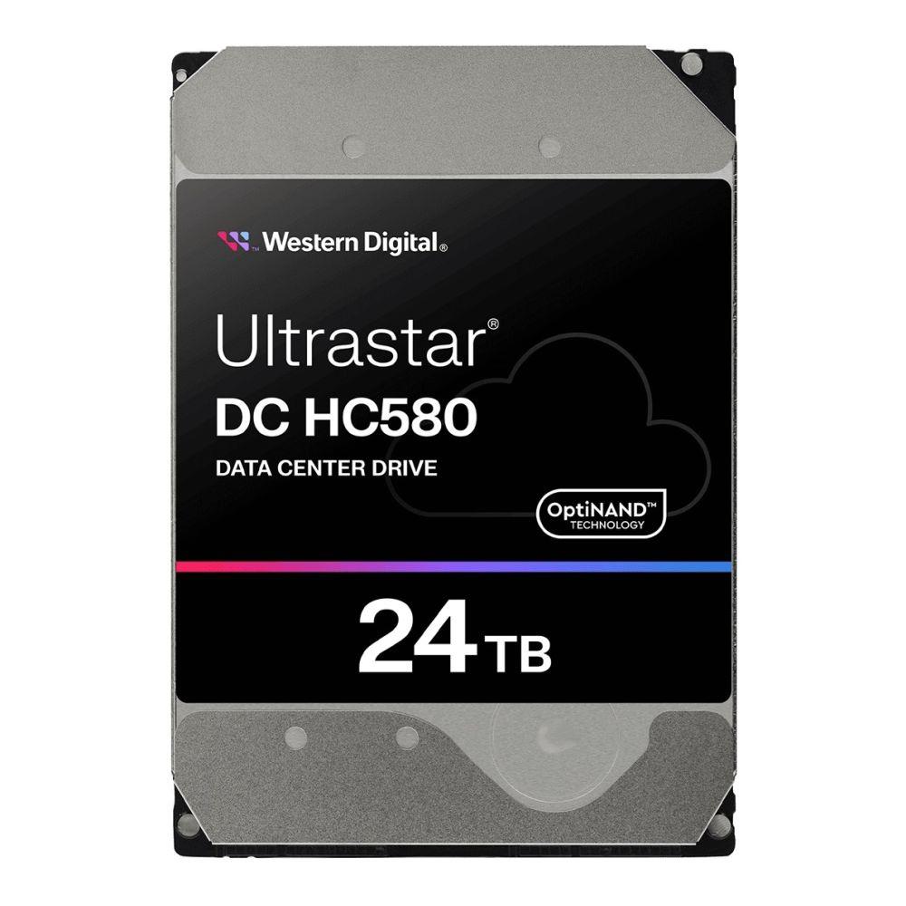 Dysk Western Digital Ultrastar DC HC580 He24 24TB 3,5" 7200 512MB SATA III 512e DC SED WUH722424ALE6L1  - Incom Group
 