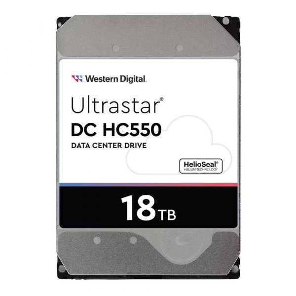  - Incom Group
 Dysk Western Digital Ultrastar DC HC550 He18 18TB 3,5" 7200 512MB SAS III 512e SE NP3 WUH721818AL5204 